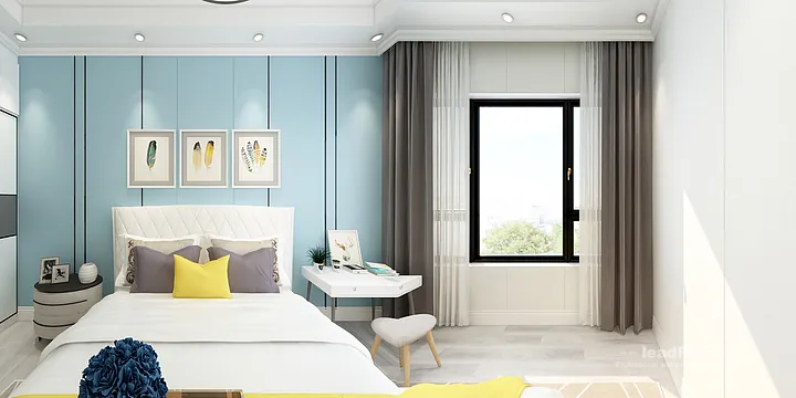 WPC Interior Panel Design for Hangzhou Apartment &mdash; Master Bedroom Focus in Hangzhou, China - photo 2