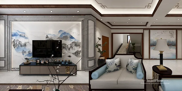 Hangzhou Apartment Featuring WPC Wall Panel | Secondary Bedroom Walls in Hangzhou, China