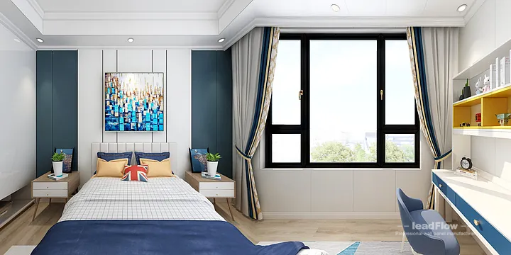 Hangzhou Apartment Featuring WPC Wall Panel | Secondary Bedroom Walls in Hangzhou, China - photo 3