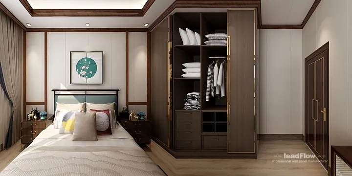 Hangzhou Apartment Featuring WPC Wall Panel | Secondary Bedroom Walls in Hangzhou, China - photo 8