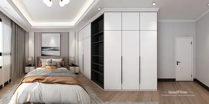 Hangzhou Apartment Interior with WPC Interior Panel &mdash; Wood Grain Accent in Hangzhou, China - photo 3