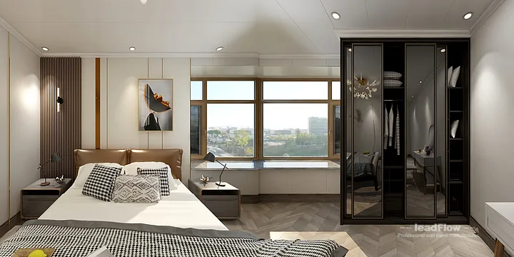 Hangzhou Apartment Wall Panel Design | WPC Interior Panel Premium Interior in Hangzhou, China - photo 1