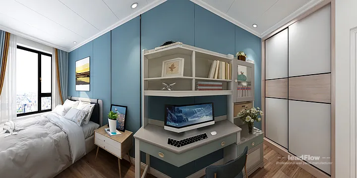 Hangzhou Apartment Wall Panel Design | WPC Wall Cladding Warm Interior in Hangzhou, China - photo 5