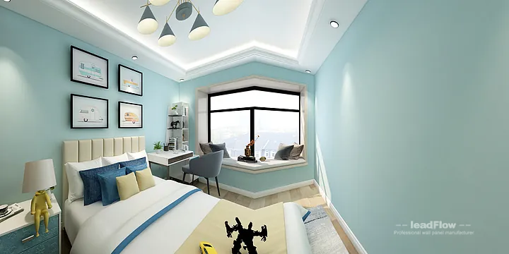 Hangzhou Apartment with WPC Interior Panel &mdash; New Chinese Oriental Feature in Hangzhou, China - photo 4
