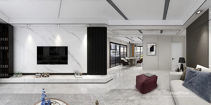 WPC Cladding Apartment Inspiration in Nanchang &mdash; Contemporary Design in Donghu District, Nanchang, China - photo 1