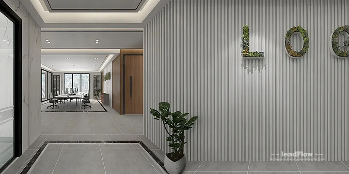 Hangzhou Office Makeover with WPC Interior Panel | Modern Wood Grain in Hangzhou, China - photo 1