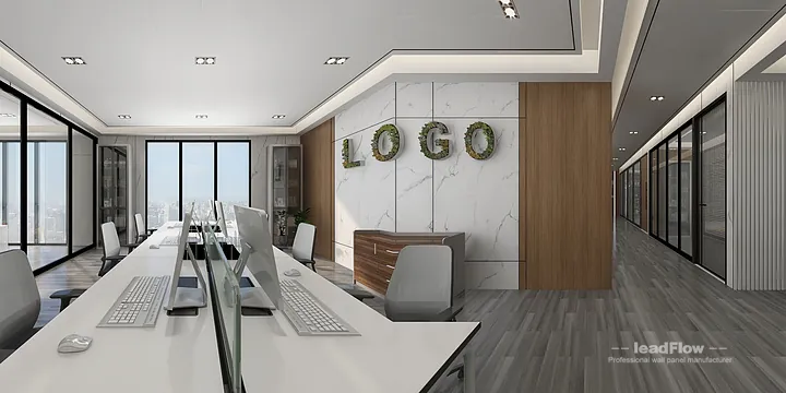 Hangzhou Office Makeover with WPC Interior Panel | Modern Wood Grain in Hangzhou, China - photo 18