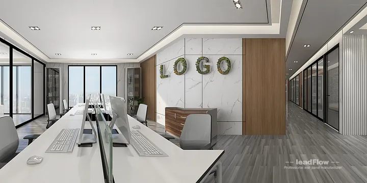 Hangzhou Office Makeover with WPC Interior Panel | Modern Wood Grain in Hangzhou, China - photo 20