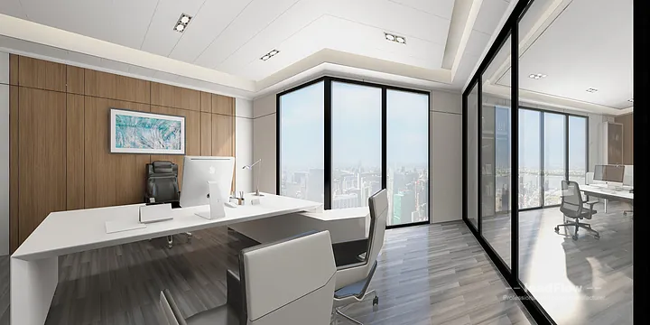 Hangzhou Office Makeover with WPC Interior Panel | Modern Wood Grain in Hangzhou, China - photo 3