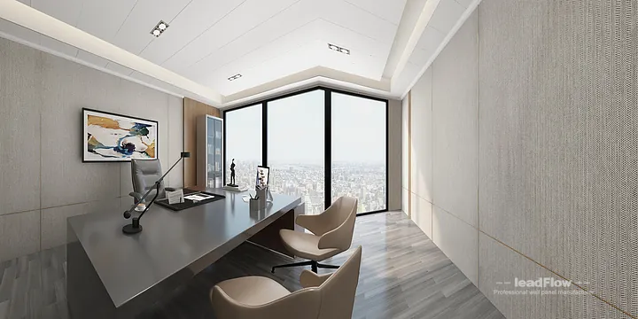 Hangzhou Office Makeover with WPC Interior Panel | Modern Wood Grain in Hangzhou, China - photo 5
