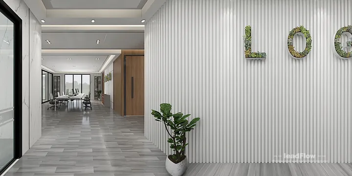 Hangzhou Office Makeover with WPC Interior Panel | Modern Wood Grain in Hangzhou, China - photo 8