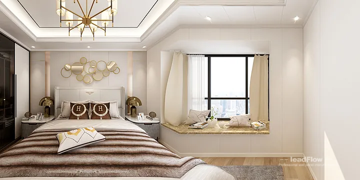 WPC Interior Panel Design for Hangzhou Apartment &mdash; Living-Dining Room Focus in Hangzhou, China - photo 2