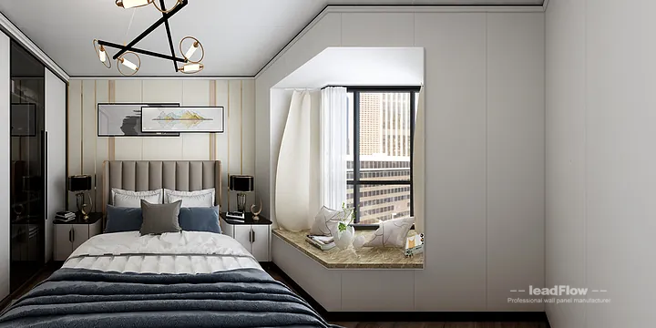 WPC Interior Panel Design for Hangzhou Apartment &mdash; Living-Dining Room Focus in Hangzhou, China - photo 6