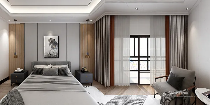 WPC Interior Panel Solution: Hangzhou Apartment Project in Hangzhou, China - photo 2