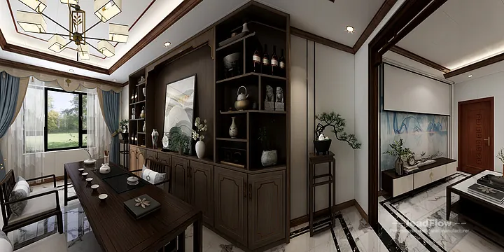 WPC Wall Cladding Apartment Case Study in Hangzhou | Modern Secondary Bedroom in Hangzhou, China - photo 1