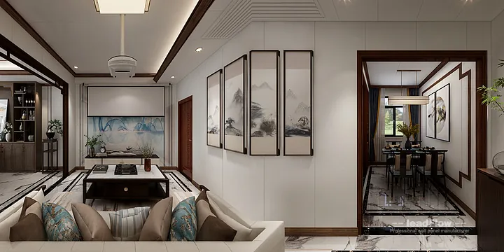 WPC Wall Cladding Apartment Case Study in Hangzhou | Modern Secondary Bedroom in Hangzhou, China - photo 3