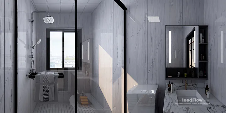 New Chinese Oriental Apartment in Hangzhou Featuring WPC Interior Panel in Hangzhou, China - photo 10