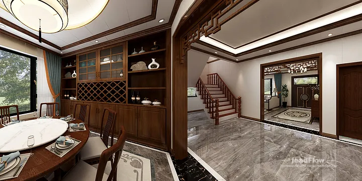 WPC Wall Cladding Project: Nanchang Apartment with Living Room in Donghu District, Nanchang, China - photo 10