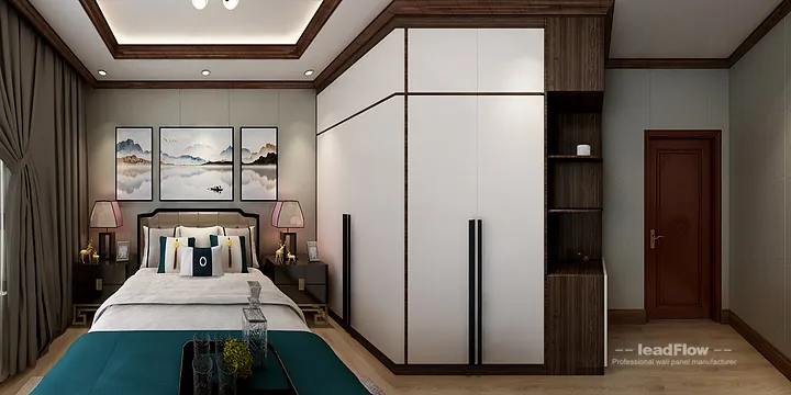 WPC Wall Cladding Project: Nanchang Apartment with Living Room in Donghu District, Nanchang, China - photo 6