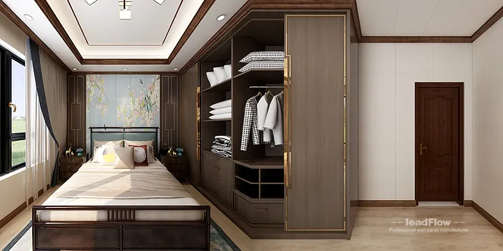 WPC Wall Cladding Project: Nanchang Apartment with Living Room in Donghu District, Nanchang, China - photo 7