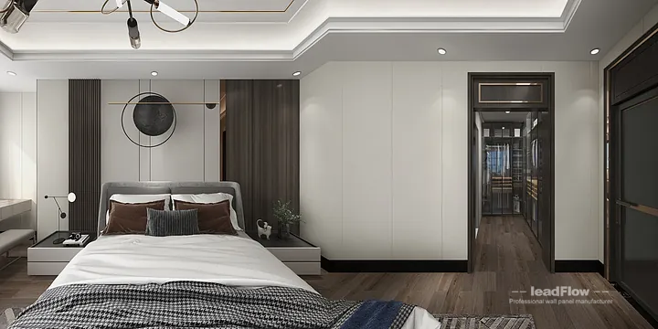 Explore WPC Interior Panel in This Hangzhou Apartment &mdash; Light Luxury Style in Hangzhou, China - photo 1