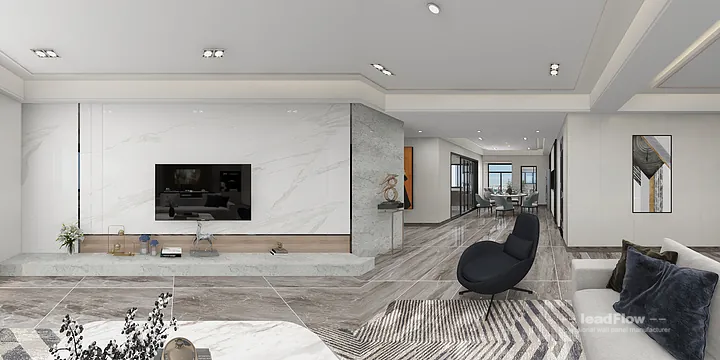 Explore WPC Interior Panel in This Hangzhou Apartment &mdash; Light Luxury Style in Hangzhou, China - photo 10