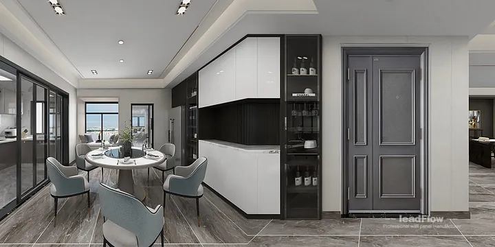 Explore WPC Interior Panel in This Hangzhou Apartment &mdash; Light Luxury Style in Hangzhou, China - photo 12