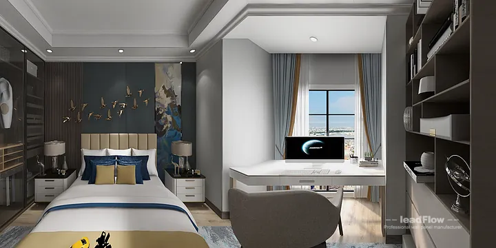 Explore WPC Interior Panel in This Hangzhou Apartment &mdash; Light Luxury Style in Hangzhou, China - photo 2