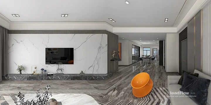 Explore WPC Interior Panel in This Hangzhou Apartment &mdash; Light Luxury Style in Hangzhou, China - photo 5