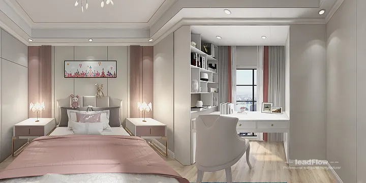 Explore WPC Interior Panel in This Hangzhou Apartment &mdash; Light Luxury Style in Hangzhou, China - photo 7