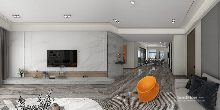 Explore WPC Interior Panel in This Hangzhou Apartment &mdash; Light Luxury Style in Hangzhou, China - photo 9