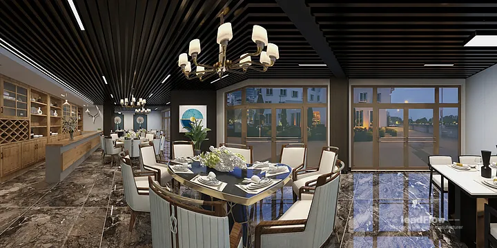 WPC Wall Panel Ideas for Hangzhou Hotel | Lobby Design in Hangzhou, China