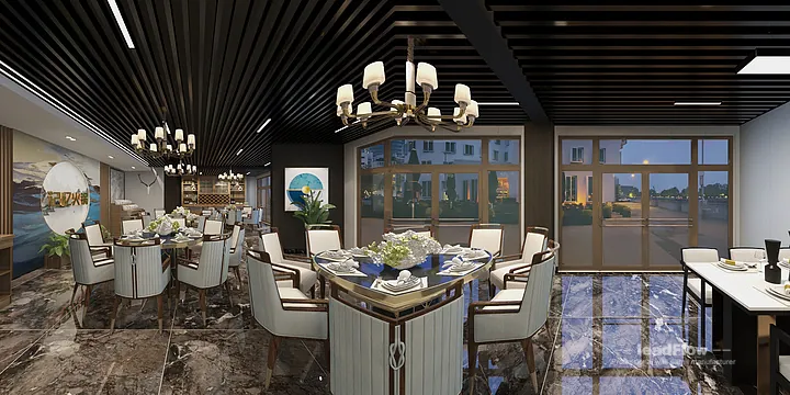 WPC Wall Panel Ideas for Hangzhou Hotel | Lobby Design in Hangzhou, China - photo 2