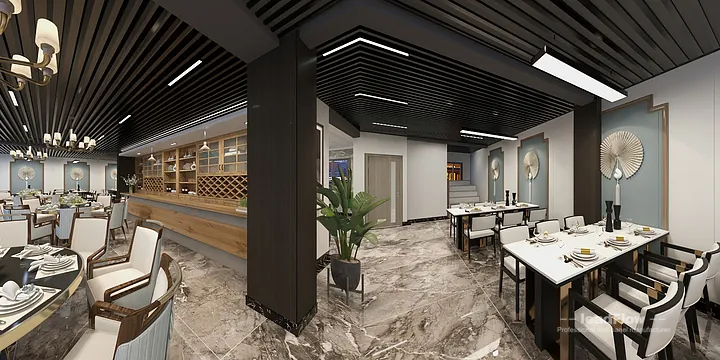 WPC Wall Panel Ideas for Hangzhou Hotel | Lobby Design in Hangzhou, China - photo 4