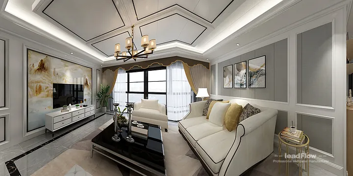 Explore WPC Wall Panel in This Hangzhou Apartment &mdash; Elegant Style in Hangzhou, China - photo 12