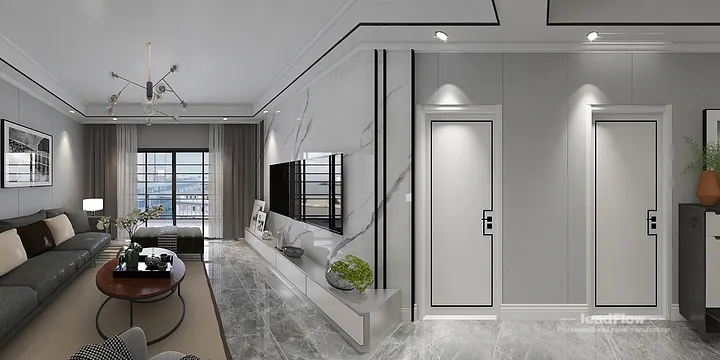 Mao's Hangzhou Apartment with WPC Cladding &mdash; Contemporary in Hangzhou, China - photo 3
