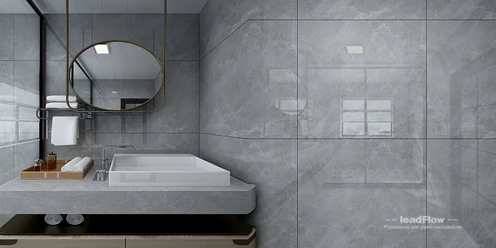 Hangzhou Apartment Featuring WPC Interior Panel | Bathroom Walls in Hangzhou, China - photo 6