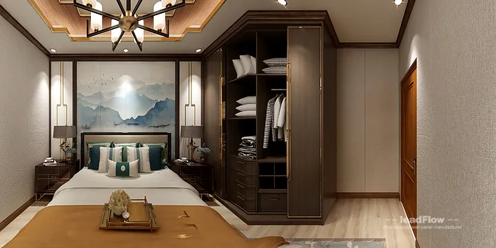 Hangzhou Interior Project with WPC Wall Panel &mdash; New Chinese Oriental in Hangzhou, China
