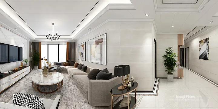 Modern Apartment Interior in Hangzhou using WPC Wall Cladding in Hangzhou, China