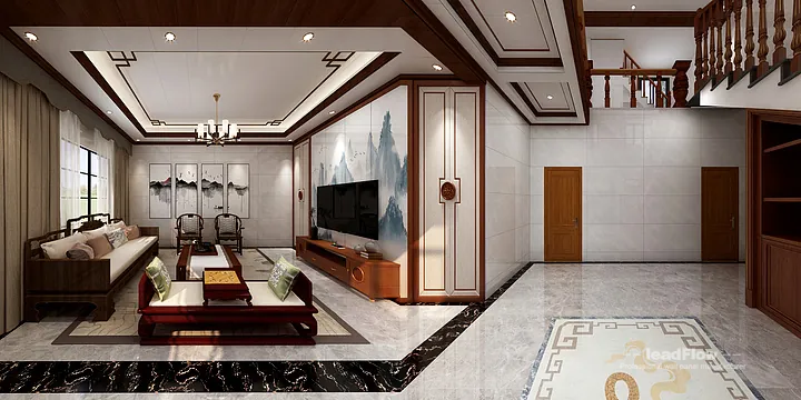 Hangzhou Apartment with WPC Interior Panel &mdash; Modern Feature in Hangzhou, China