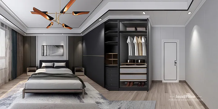 Nanchang Apartment Wall Panel Design | WPC Interior Panel Modern Interior in Donghu District, Nanchang, China - photo 1