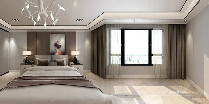 Nanchang Apartment Wall Panel Design | WPC Interior Panel Modern Interior in Donghu District, Nanchang, China - photo 2