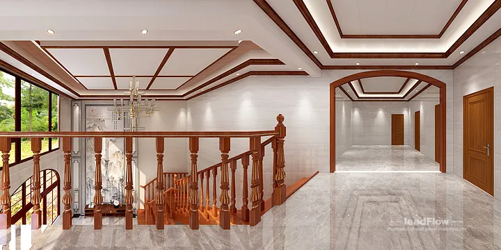 Contemporary WPC Interior Panel Project: Hangzhou Villa Interior in Hangzhou, China - photo 4