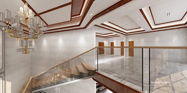 Contemporary WPC Interior Panel Project: Hangzhou Villa Interior in Hangzhou, China - photo 6
