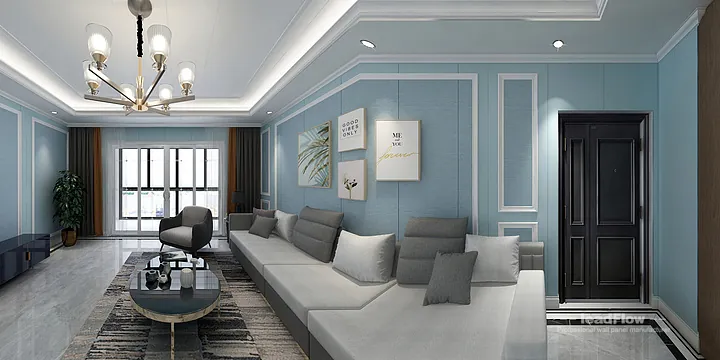Modern Apartment in Hangzhou Featuring WPC Wall Panel in Hangzhou, China - photo 5