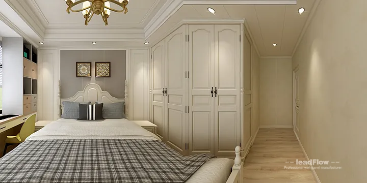 Hangzhou Apartment Featuring WPC Interior Panel | Master Bedroom Walls in Hangzhou, China - photo 10