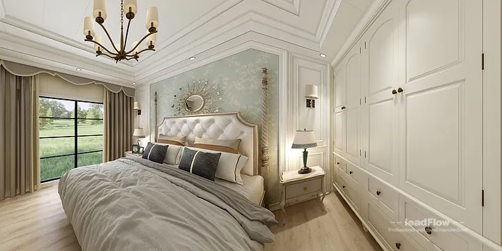 Hangzhou Apartment Featuring WPC Interior Panel | Master Bedroom Walls in Hangzhou, China - photo 6
