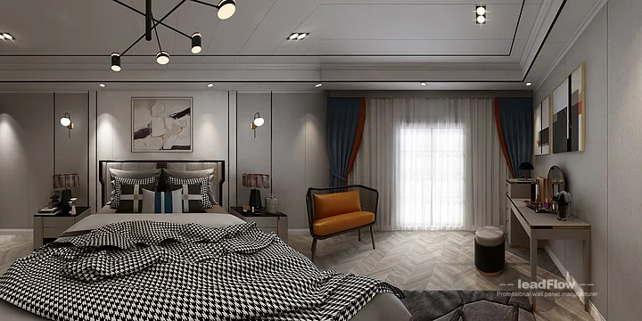 Hangzhou Apartment Featuring WPC Cladding | Modern Walls in Hangzhou, China - photo 1