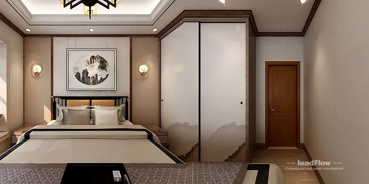 Elegant WPC Interior Panel Project: Hangzhou Apartment Interior in Hangzhou, China - photo 1