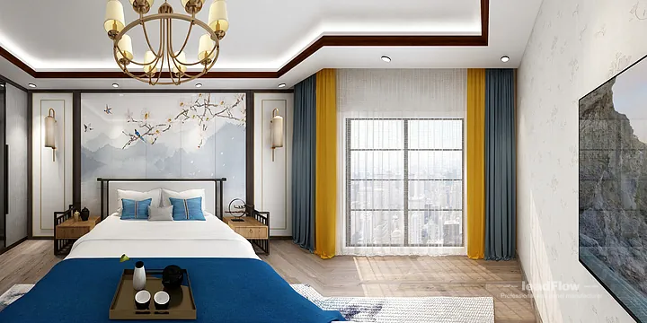 New Chinese Oriental WPC Interior Panel Project: Hangzhou Apartment Interior in Hangzhou, China - photo 1